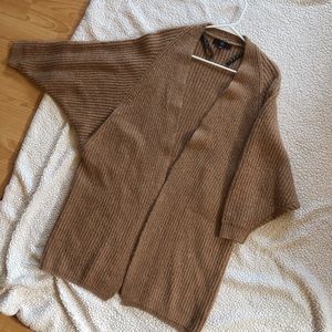 Brown cardigan